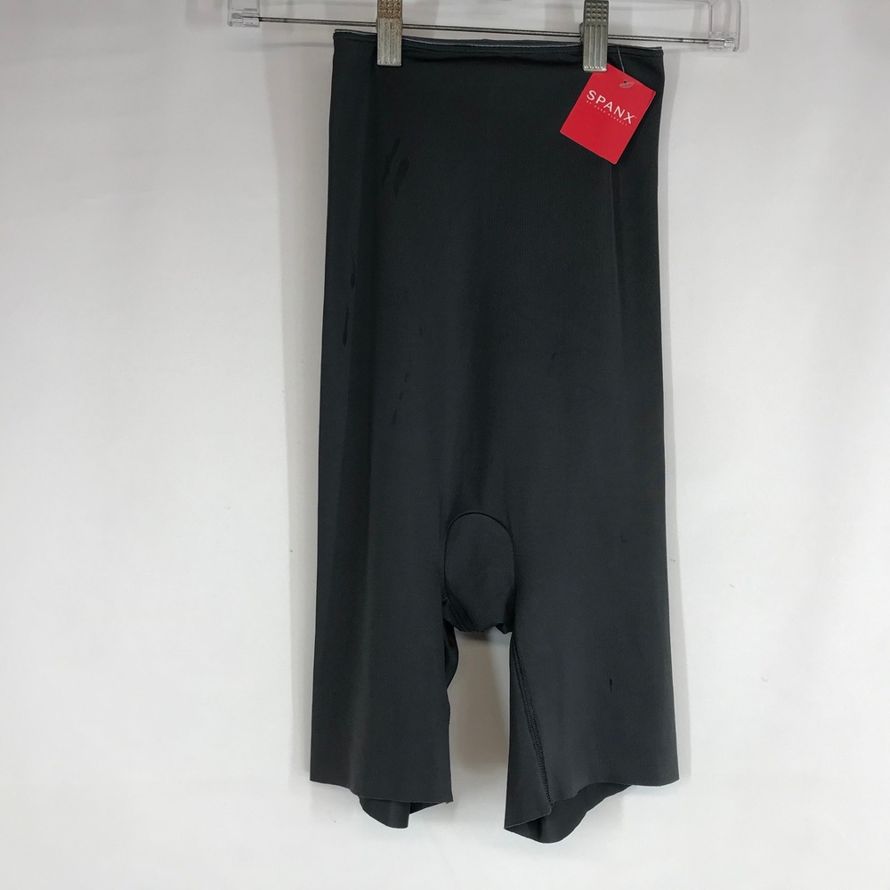 SPANX Black Hi Waist Power Shorts Shapewear Compression Full‎ Slip Size S P